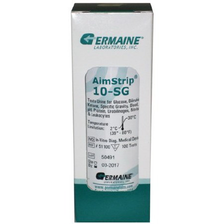 Strips Urine Reagent AimStrip® 10SG General Chem .. .  .  